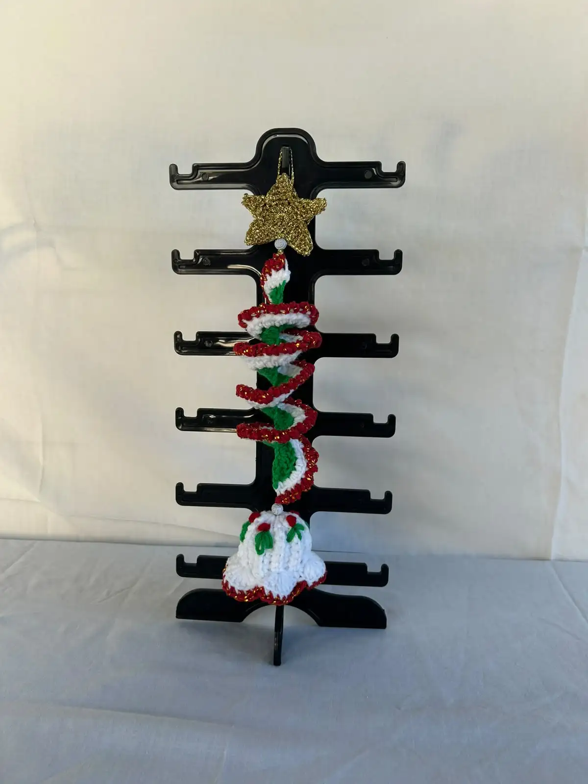 Foto 3 de 5: Enfeite de Natal em espiral com estrela