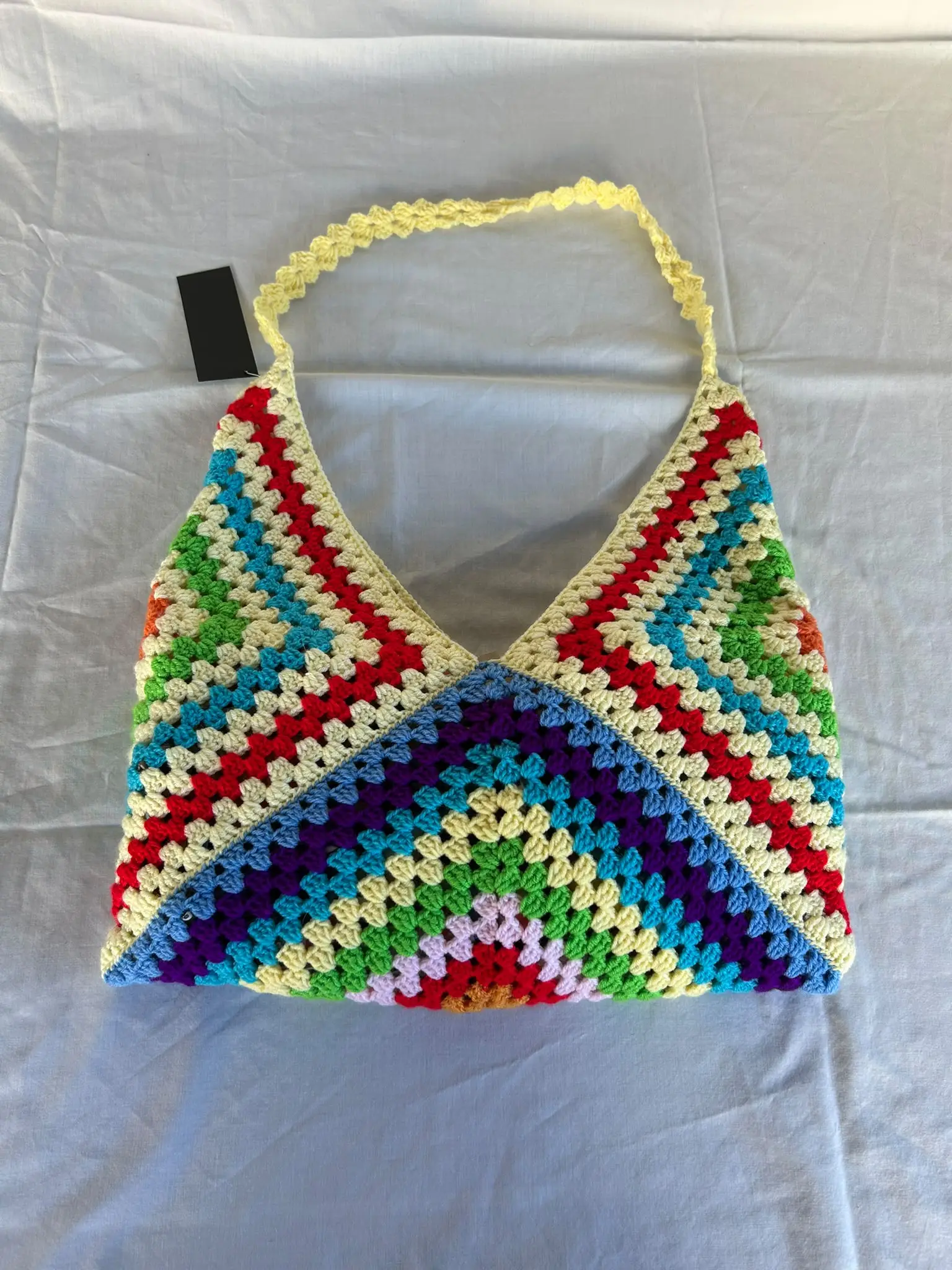 Rainbow granny square bag – Bags and purses