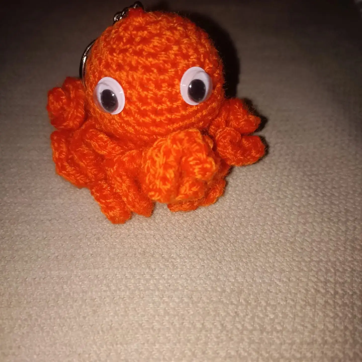 Orange octopus keyring – Accessories